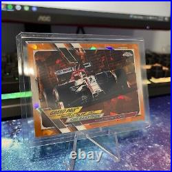 2021 Topps Chrome Formula 1 Kimi Raikkonen Orange Refractor #159 01/25 Diver ITA