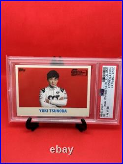 2022 TOPPS F1 MIAMI GRAND PRIX and USGP COTA Yuki Tsunoda, Pierre Gasly PSA 10