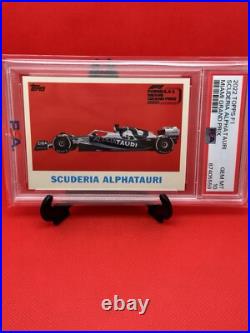 2022 TOPPS F1 MIAMI GRAND PRIX and USGP COTA Yuki Tsunoda, Pierre Gasly PSA 10