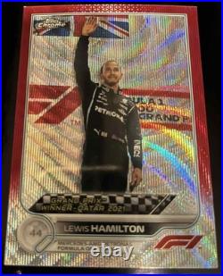 2022 Topps Formula 1 Grand Prix Winners Lewis Hamilton #170 Red /5