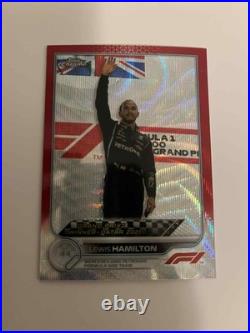2022 Topps Formula 1 Grand Prix Winners Lewis Hamilton #170 Red /5