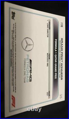 2022 Topps Formula 1 Grand Prix Winners Lewis Hamilton #170 Red /5