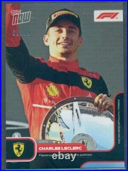 2022 Topps Now F1 Black Parallel Australian Grand Prix Charles Leclerc #9 60/99