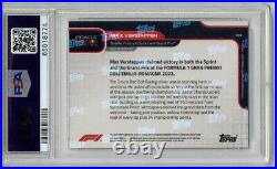 2022 Topps Now Formula 1 Double Victory Sprint Grand Prix Max Verstappen Psa 10