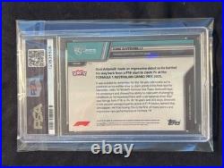 2025 Topps Now Formula 1 14 Kimi Antonelli Impressive P4 Finish F1 Debut PSA 10