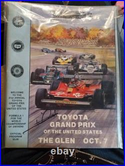 21st Annual Toyota Grand Prix Of The US Official Program Signed By Mario