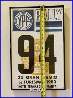 23rd Grand Prix of Tourism 1983 Argentina Original Framed Poster READ