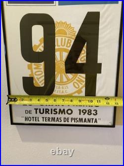 23rd Grand Prix of Tourism 1983 Argentina Original Framed Poster READ