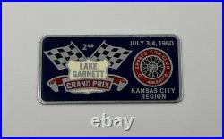 2rd 1960 Grand Prix Sports Car Club Dash Plaque Garnett Kansas City MO