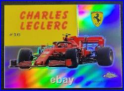 (3) 2020 Topps Chrome F1 Charles Leclerc #/50 Gold Refractor Track Tags RC World