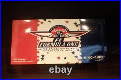 3 Minichamps Formula 1 US Grand Prix 1/18 2000,2001,2002