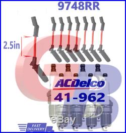 41-962 ACDelco Spark Plugs 41-162 19299585 x 8 And Wires x 8 For GM OEM parts