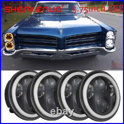 4Pcs 5 3/4'' 5.75inch LED Headlights HI/LO Beam DRL for GTO Grand Prix Firebird