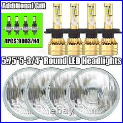 4pcs 5 3/4 5.75 LED Headlights HI/LO Beam for Pontiac GTO Grand Prix Firebird