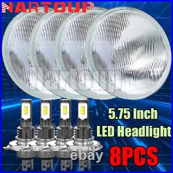 4pcs 5 3/4 5.75 LED Headlights HIGH/LOW Beam for Pontiac GTO Grand Prix