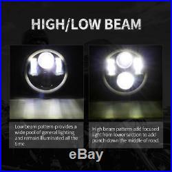 4pcs 5 3/4 5.75 LED Headlights Halo HI/LO for Pontiac GTO Grand Prix Firebird