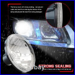 4pcs 5 3/45.75 6000k white LED Headlights HI/LO Beam for Pontiac GTO Grand Prix