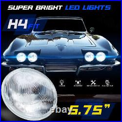 4pcs 5 3/45.75 Super white LED Headlights HI/LO Beam for Pontiac GTO Grand Prix