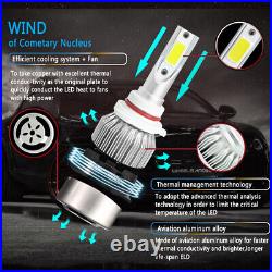 4x IceBlue LED Headlight Kit For Pontiac Grand Am 1990-1998 Grand Prix 1990-2008