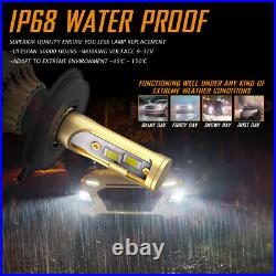 5-3/4 5.75 4pcs LED Headlights HI/LO Beam for Pontiac GTO Grand Prix