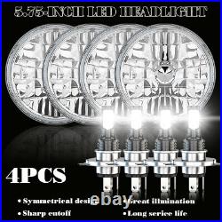 5.75 5-3/4 Round LED Headlight Hi/Lo Beam H4 Lamp for Pontiac GTO Grand Prix