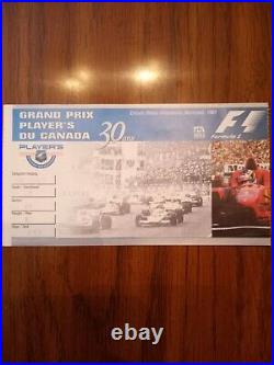 6/15/97 Formula 1 Canadian Grand Prix Full Ticket Stub Michael Schumacher win