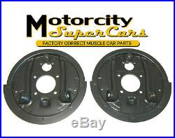 64-77 A F X Rear Axle Drum Brake Factory Correct Backing Plate withsplash Shield 2