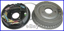 64-85 GM 9.5 Rear Axle Drum Brake Complete Assemblies with Cables Shoes Set Kit