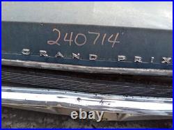 64 PONTIAC GRAND PRIX 1964 FLOOR Console Front