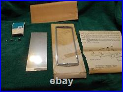 65 1965 Pontiac NOS Vanity Visor Mirror Kit Complete Boxed Cloudy Glass GTO GP