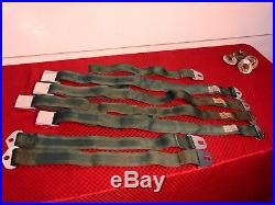 65 Olds Buick Pontiac Hamill Model Rcf-50-h Deluxe Chrome Buckle Seat Belts