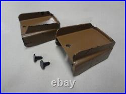 66-72 Chevelle Gto Gm 4-way Power Bucket Seat Track Rear Plastic Heel Guard Trim