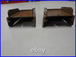 66-72 Chevelle Gto Gm 4-way Power Bucket Seat Track Rear Plastic Heel Guard Trim