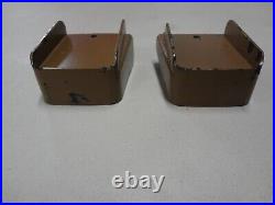 66-72 Chevelle Gto Gm 4-way Power Bucket Seat Track Rear Plastic Heel Guard Trim