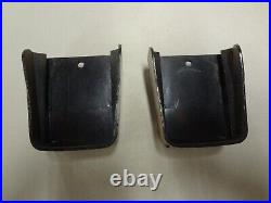 66-72 Chevelle Gto Gm 4-way Power Bucket Seat Track Rear Plastic Heel Guard Trim