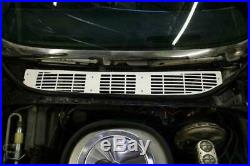 68-72 GM A-Body Cowl Vent Grill 1 pc Clear Anodized 6872CHG-00C