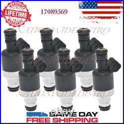 6x OEM Rochester Fuel Injectors for 1988 1989 Pontiac Grand Prix 2.8 V6 17089569