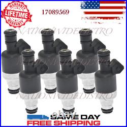 6x OEM Rochester Fuel Injectors for 1989-1993 Pontiac Grand Prix 3.1 V6 17089569