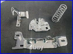 78-88 Cutlass Regal Grand Prix El Camino MC Ls Ss Malibu Chrome Hood Latch Set