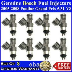 8x Bosch OEM Fuel Injectors For 2005-2008 Pontiac Grand Prix 5.3L V8 0280158091