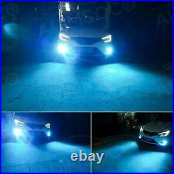 9005 9006 H11 LED Headlight Fog Light Kit High Low Beam Bulbs 8000K Ice Blue 6X