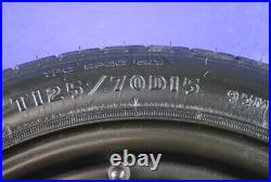 97-03 Grand Prix 15 Wheel Steel Rim 15X4 Spare Tire T125/70D15 Jack Set Carrier