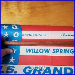 ACA Willow Springs Raceway U. S. Grand Prix Motorcycle Racing Poster