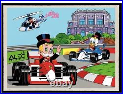 ALEC MONOPOLY Monaco Grand Prix #/150 Hand Signed