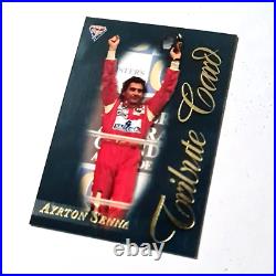 AYRTON SENNA Tribute Card TC1 /500 Futera 1994 GRAND PRIX FORMULA ONE F1 PSA