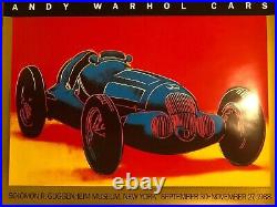 Andy Warhol Cars Mercedes Benz W125 Grand Prix 1937 Guggenheim 1988 Poster