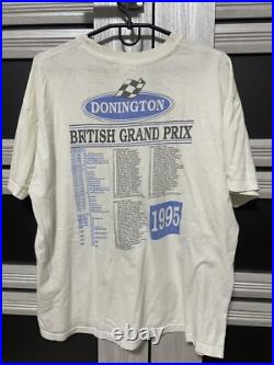 Archive Vintage 1995 British Grand Prix Donington T-Shirt Men's Racing Event XL