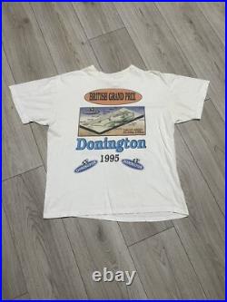 Archive Vintage 1995 British Grand Prix Donington T-Shirt Men's Racing Event XL