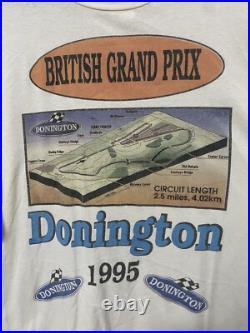 Archive Vintage 1995 British Grand Prix Donington T-Shirt Men's Racing Event XL