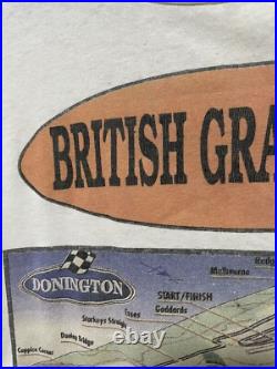 Archive Vintage 1995 British Grand Prix Donington T-Shirt Men's Racing Event XL